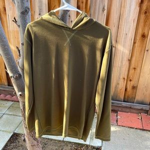 Thin olive green thermal hoodie
